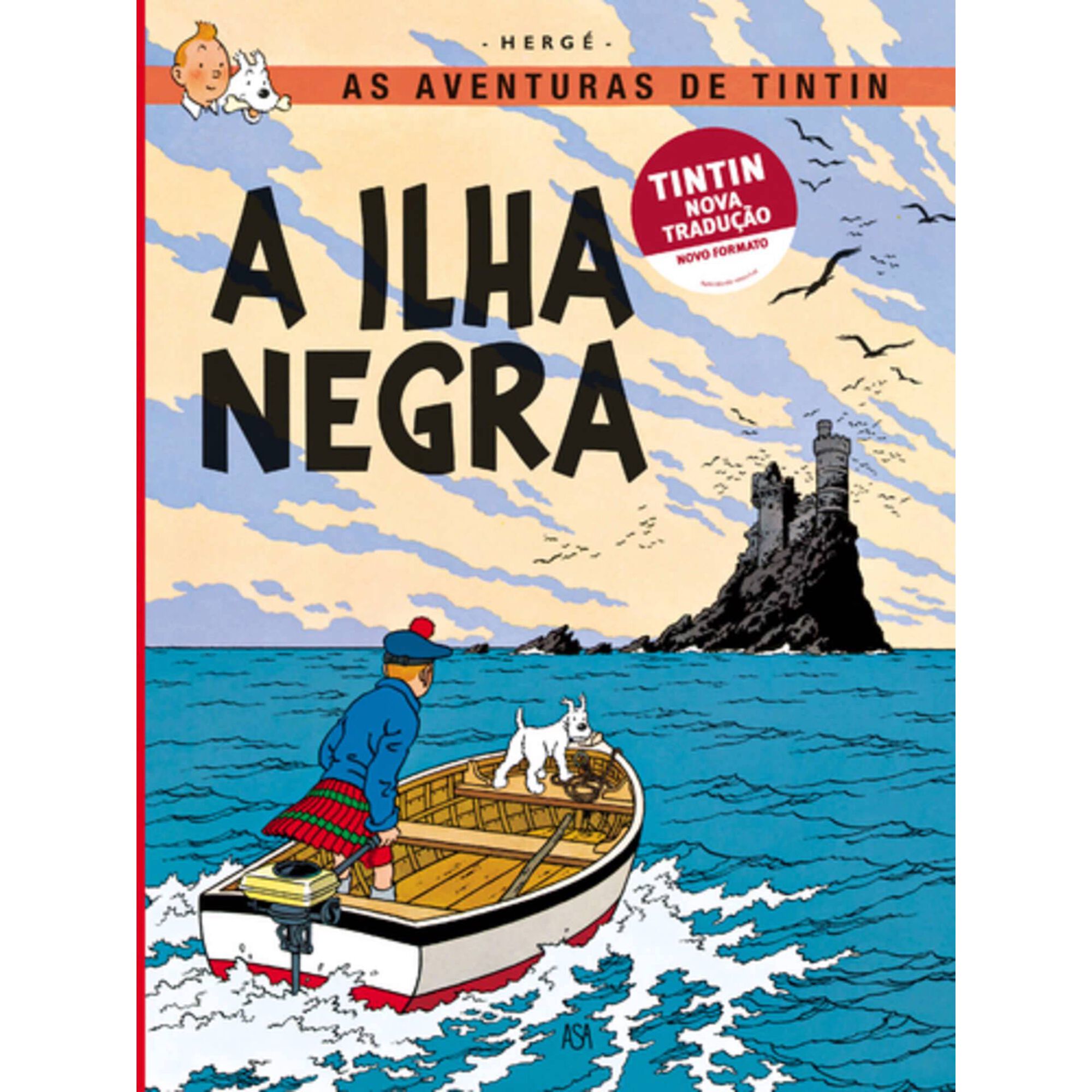 Tintin - A Ilha Negra de Herg&eacute;