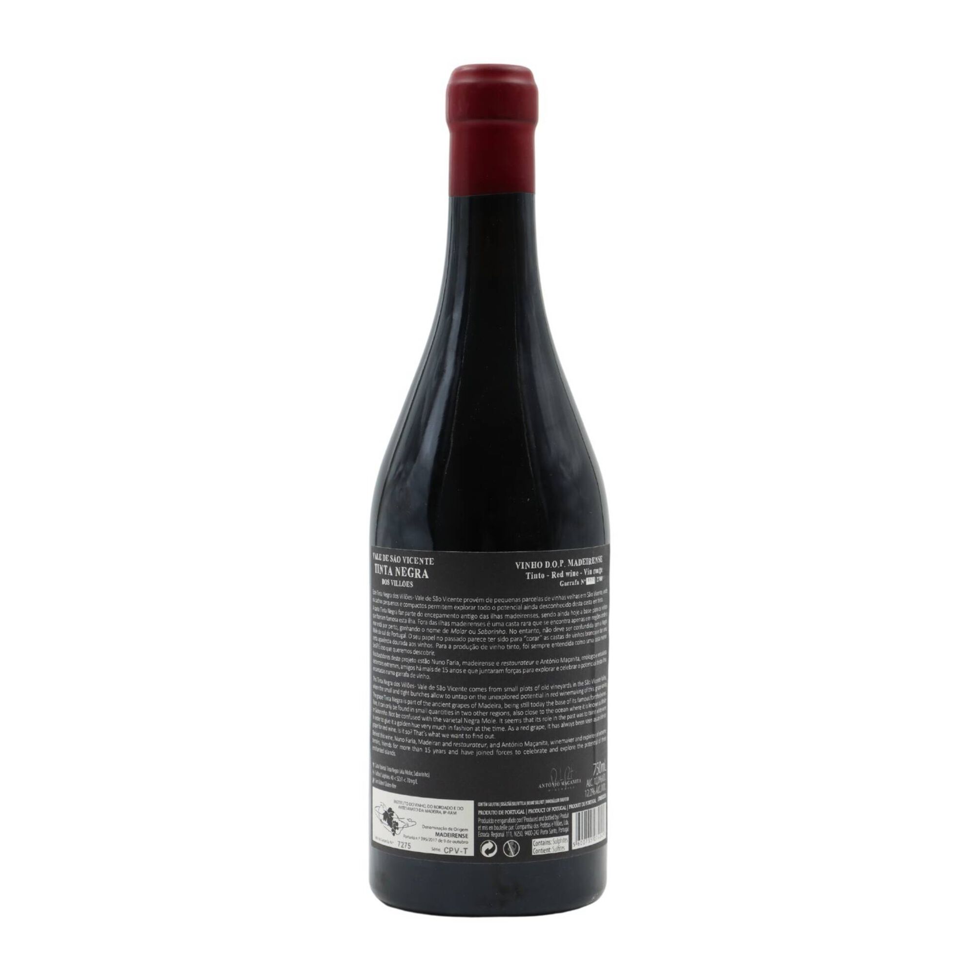 Tinta Negra Vale De S&atilde;o Vicente Madeira Vinho Tinto