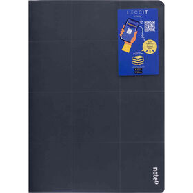 Caderno Note! Agrafado Flex&iacute;vel A4 Pautado Preto Pure para App Leccit