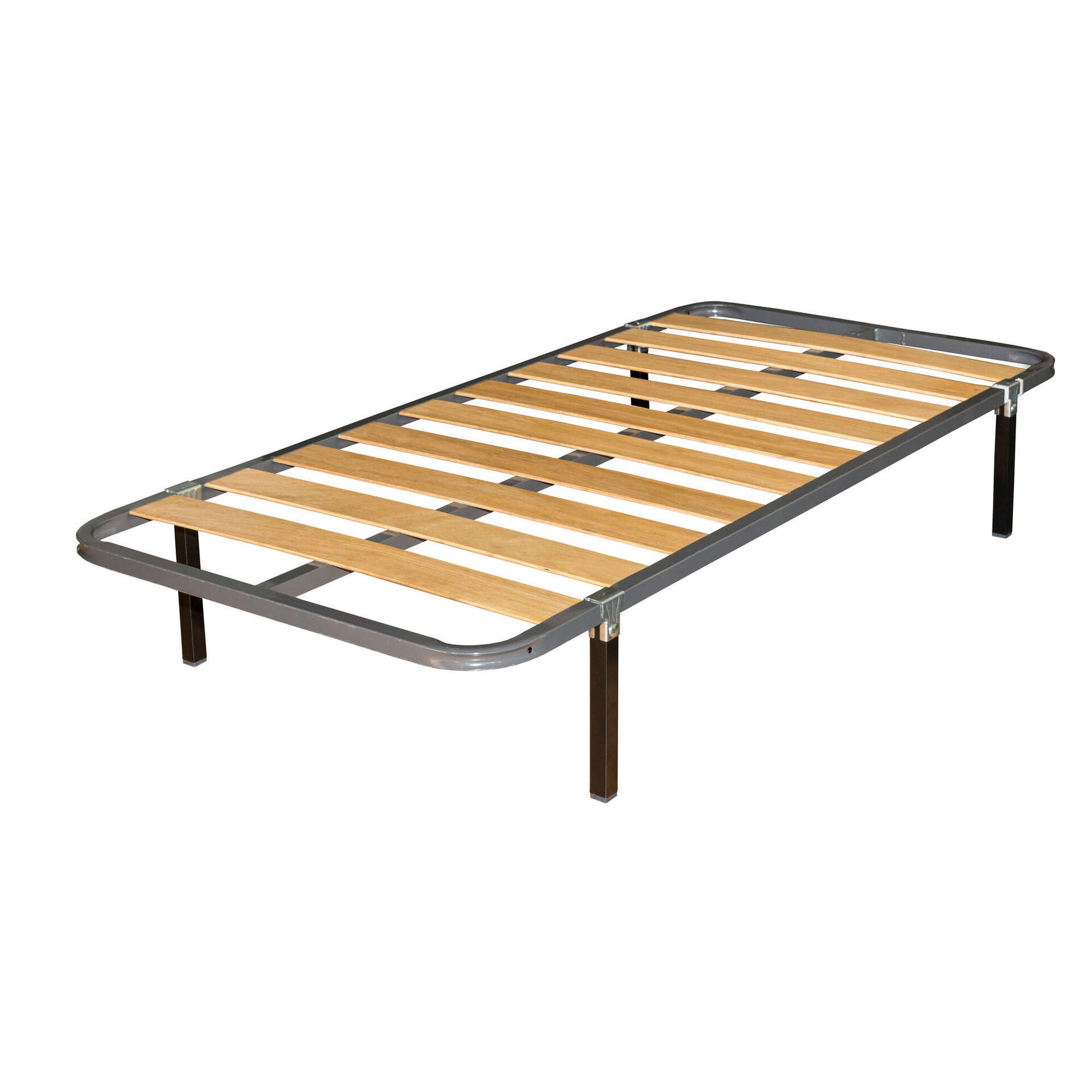 Estrado Cama Solteiro 90x195cm Madeira e Metal Lamiflex Dormil&oacute;n Dormilon