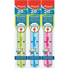 R&eacute;gua Inquebr&aacute;vel Flex 20cm (v&aacute;rias cores) Maped