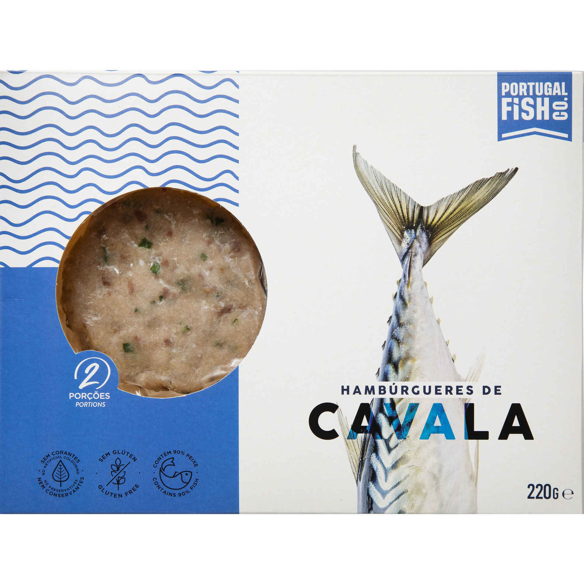 Hambúrguer de Cavala Congelada