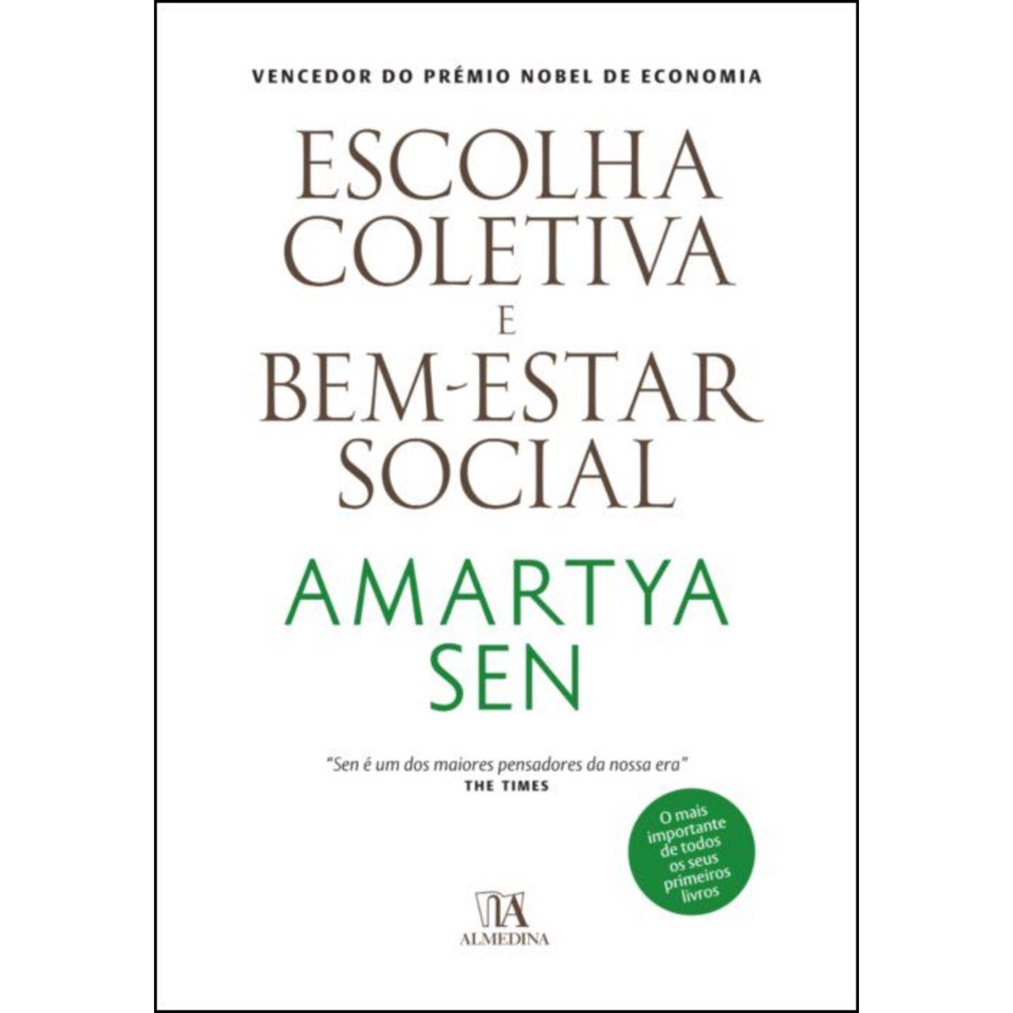 Escolha Coletiva e Bem-Estar Social de Amartya Sen