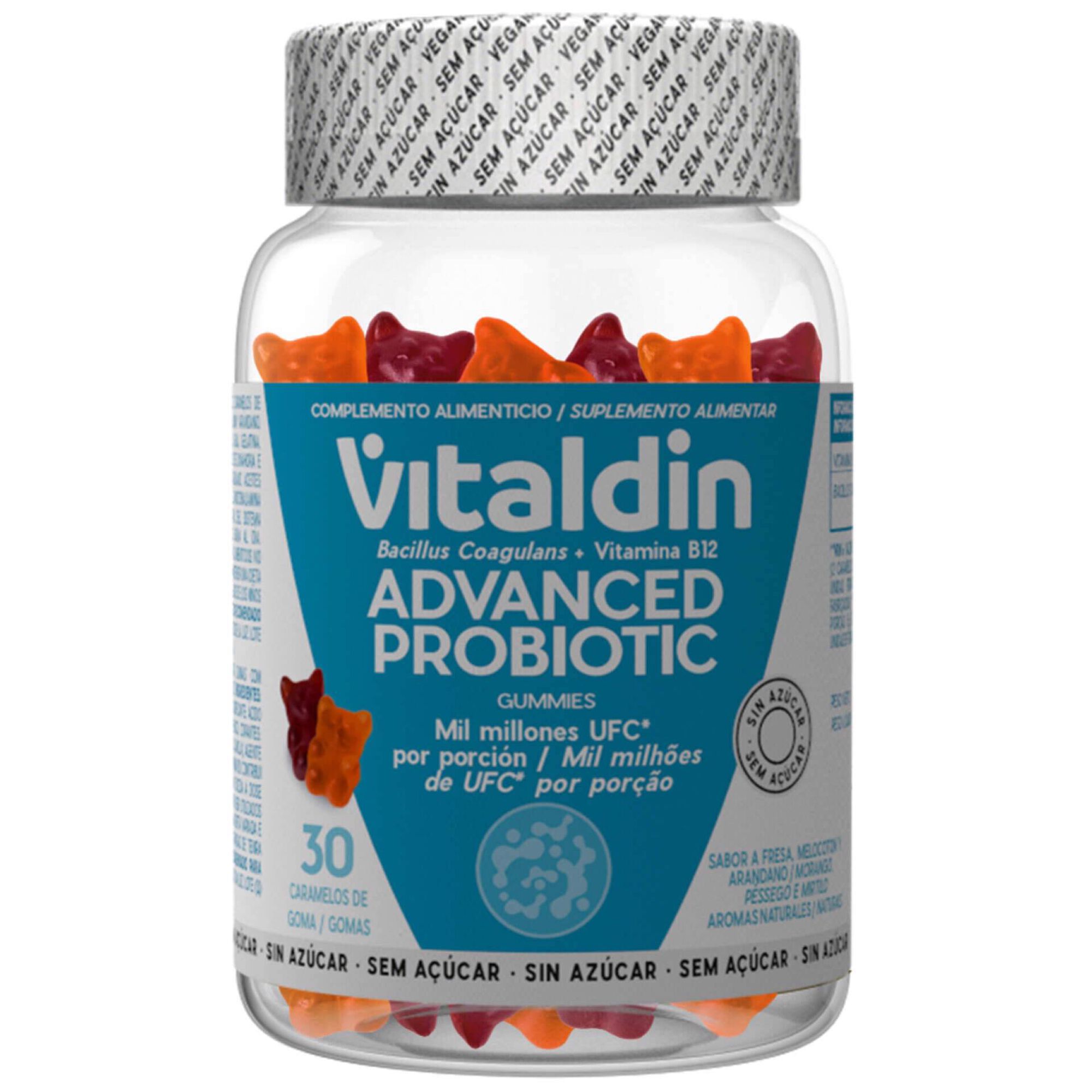 Gomas Suplemento Probi&oacute;tico sem A&ccedil;&uacute;car Vitaldin