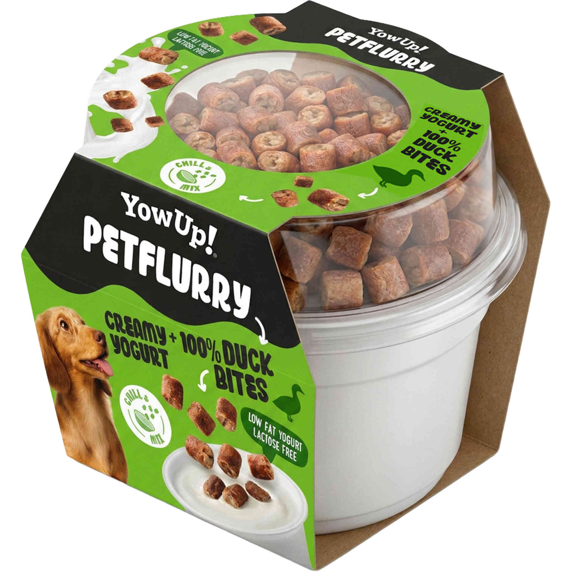 Iogurte para C&atilde;o PetFlurry Pato YowUP!