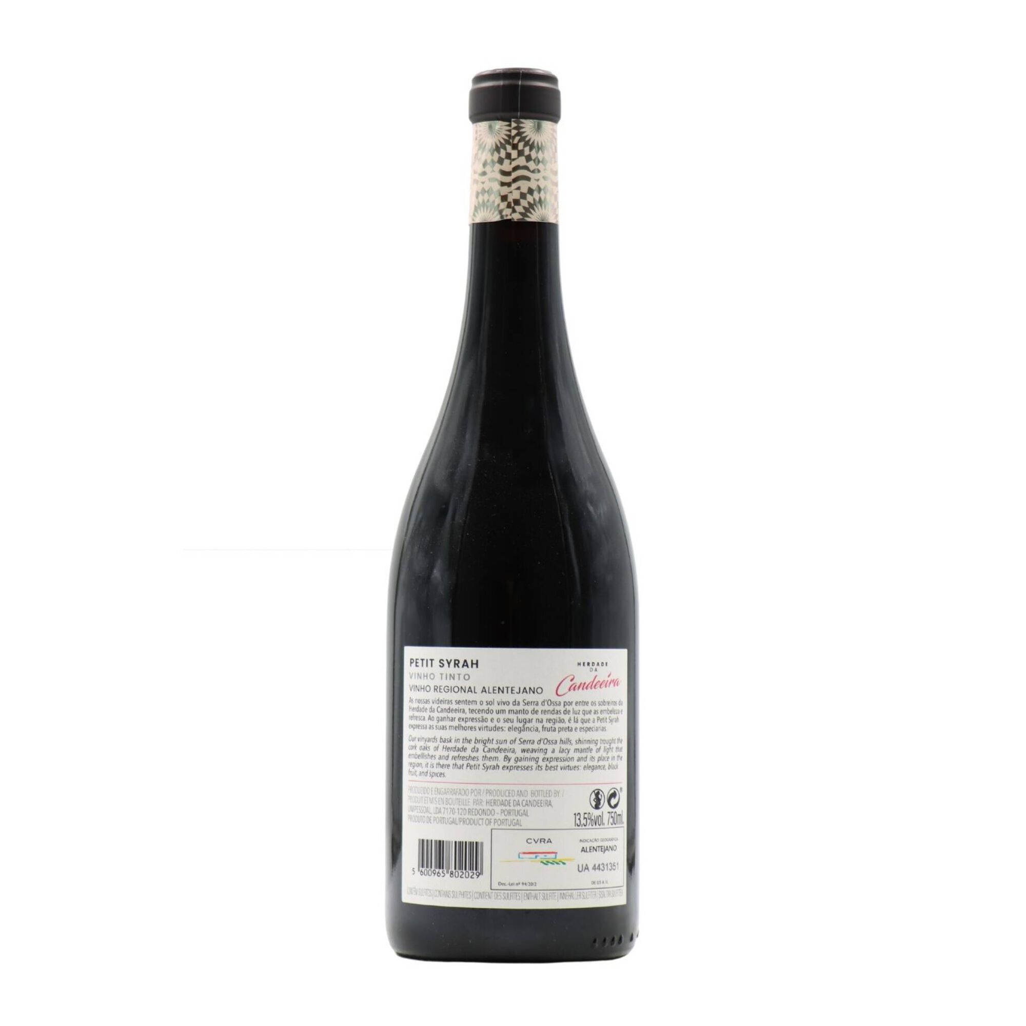 Herdade Da Candeeira Petit Syrah Alentejano Vinho Tinto