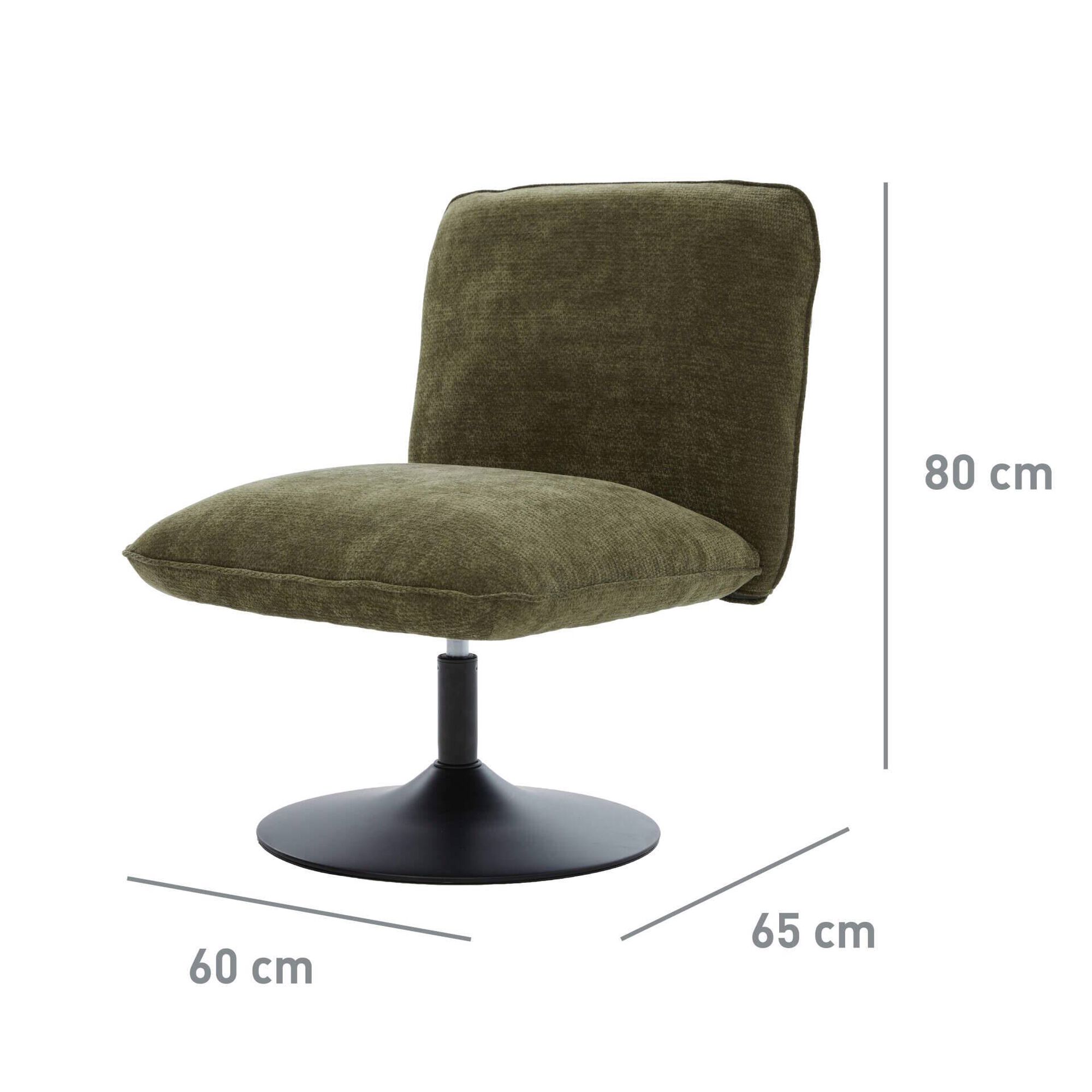 Poltrona Rotativa Verde Amalfi Kasa