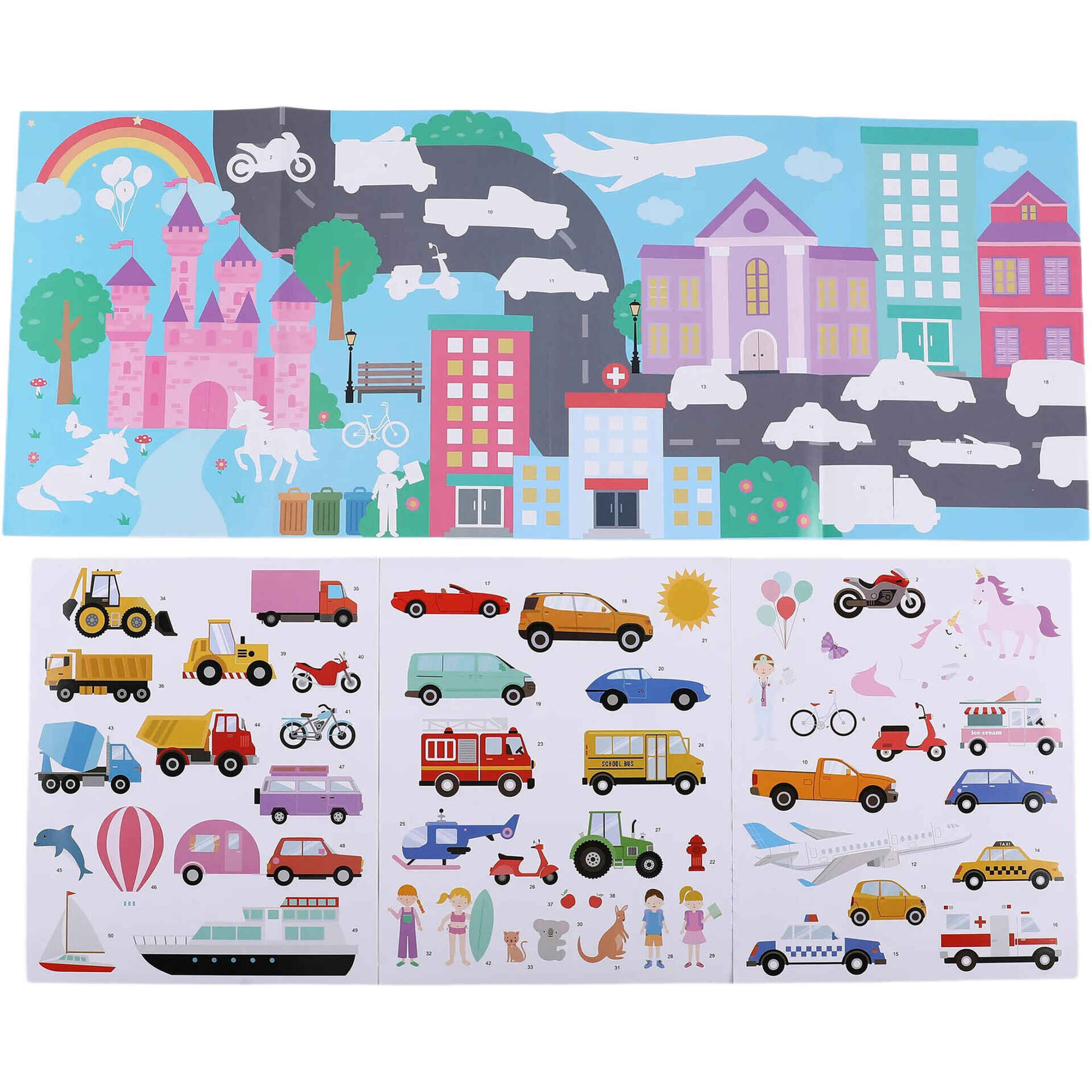 Kit Poster com Autocolantes (v&aacute;rios modelos)