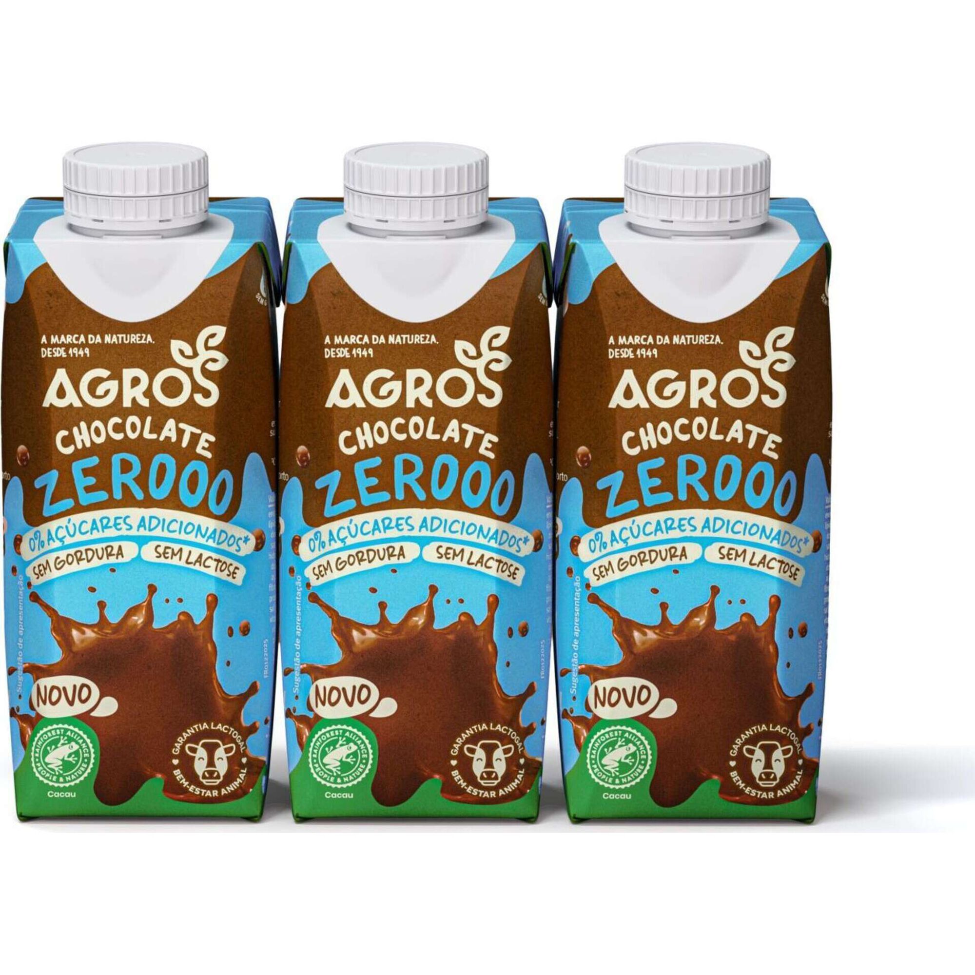 Leite com Chocolate 0% Agros