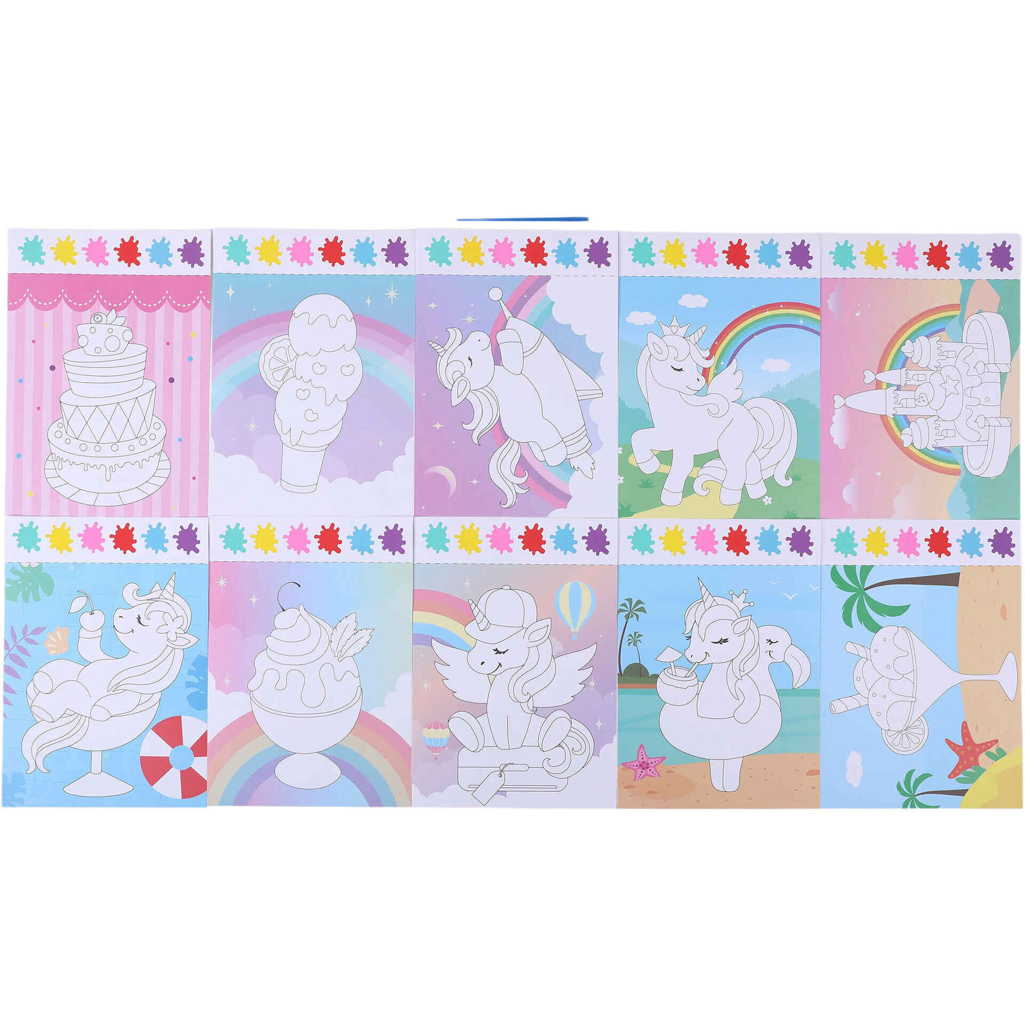 Kit de  com Aguarelas (v&aacute;rios modelos) Pintura