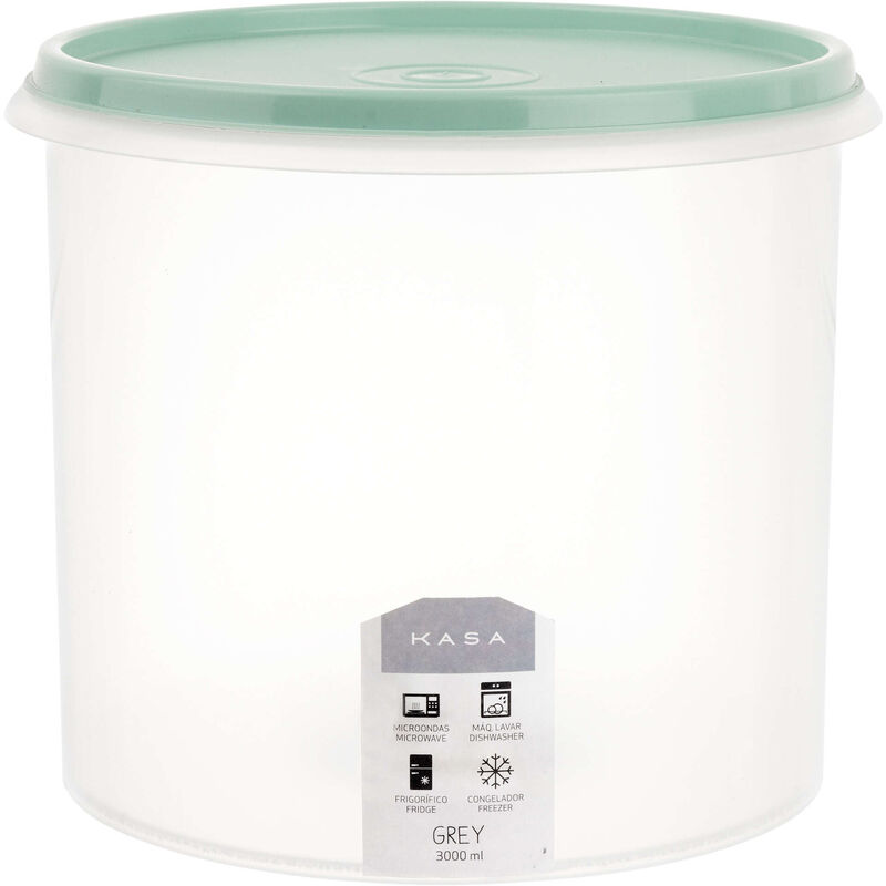 Caixa Hermética Red 3L Grey Kasa