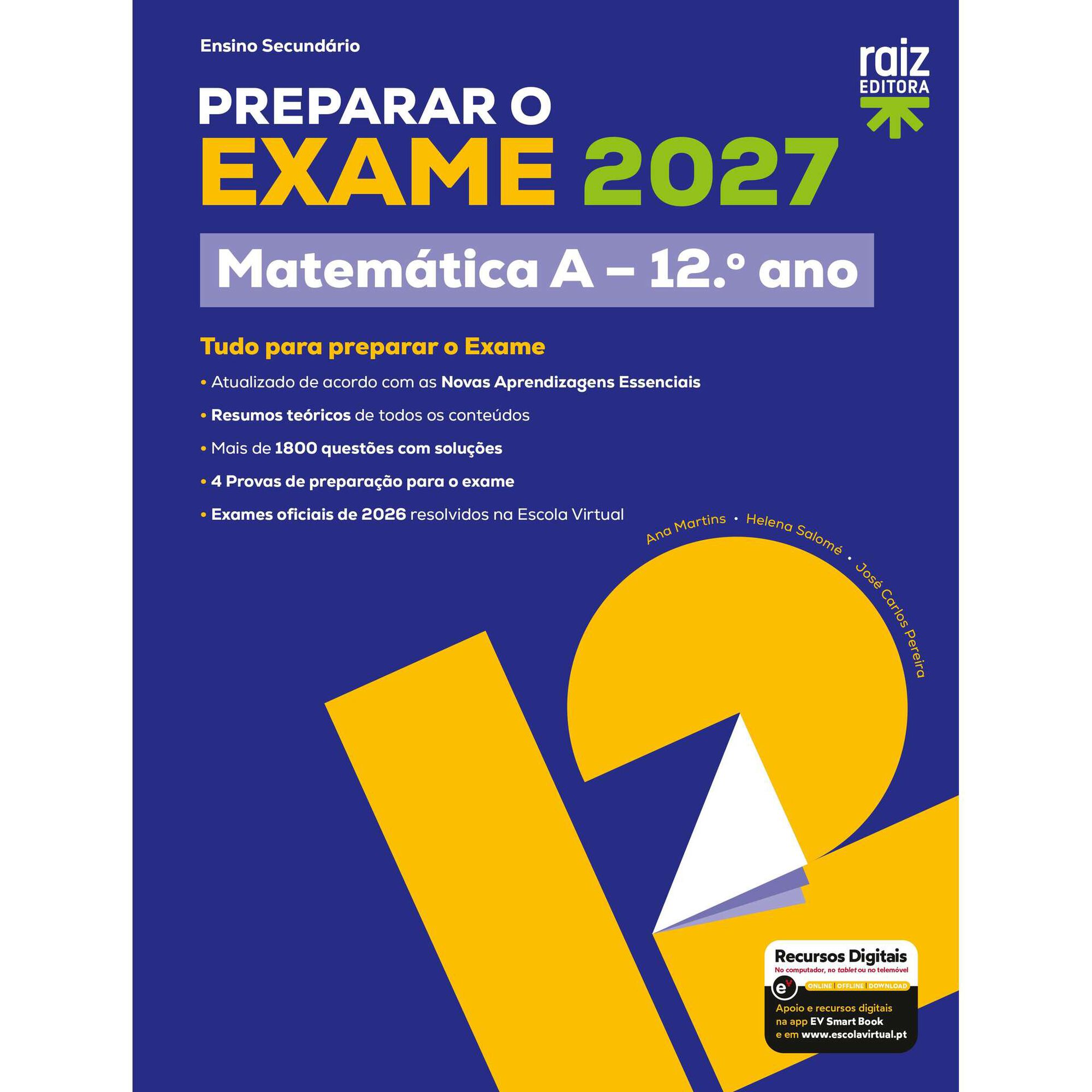 Preparar o Exame 2027 - Matem&aacute;tica A - 12.&ordm; Ano