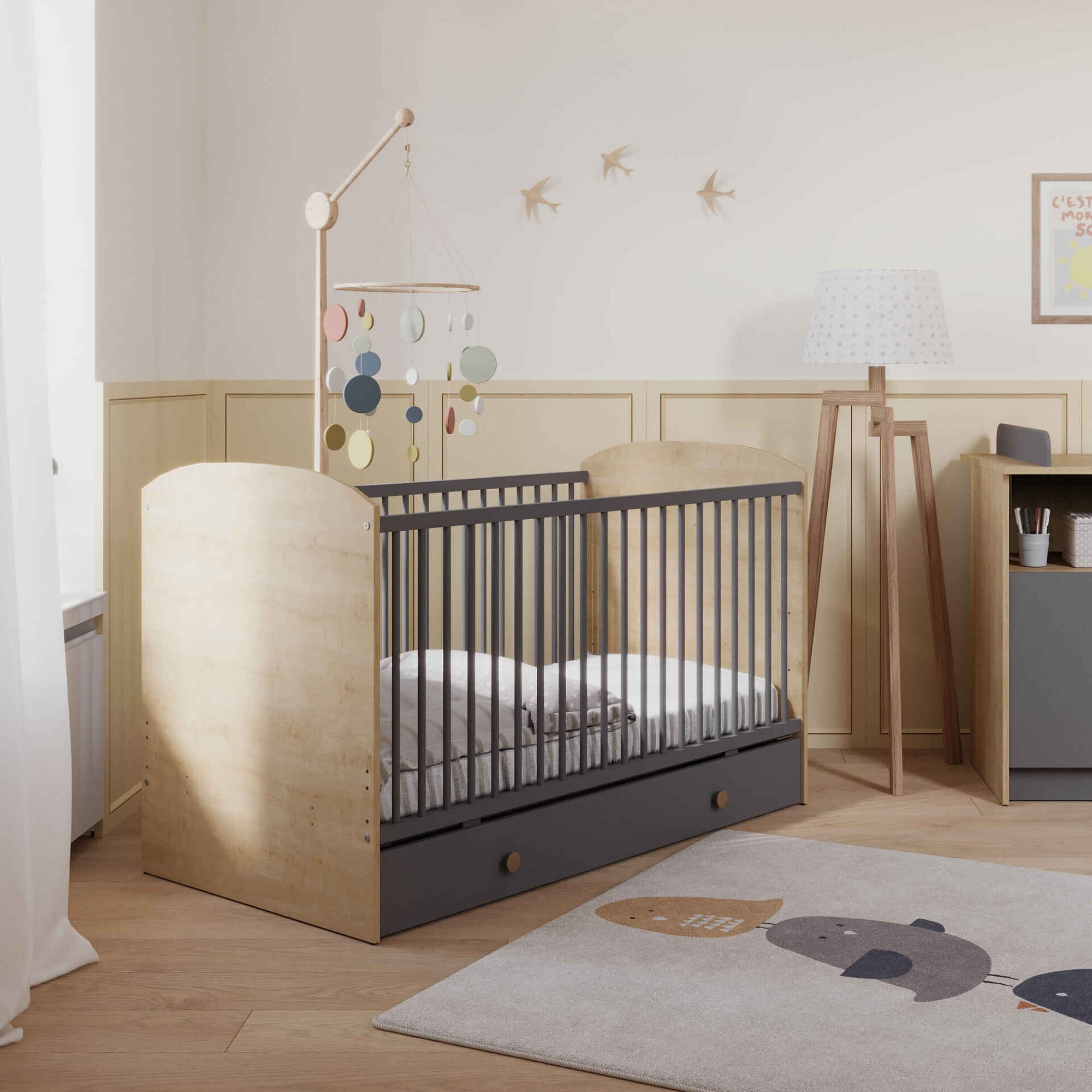 Gavetão para Cama Evolutiva 139,4x73x16,2cm Gabin Gavetão para Cama Evolutiva 139,4x73x16,2cm Gabin