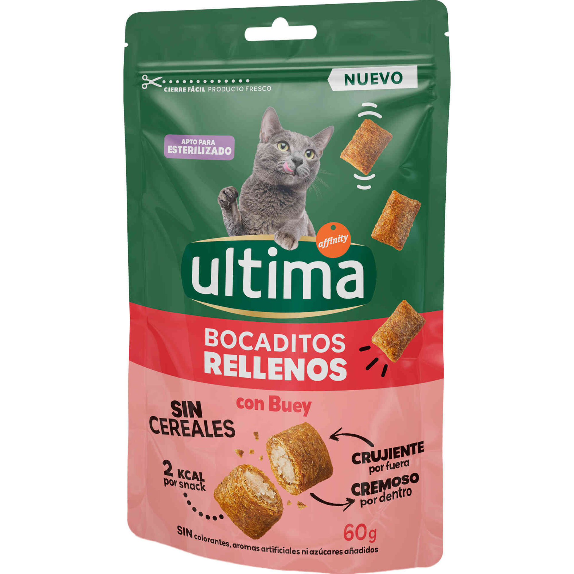 Snack para Gato Adulto Vaca Affinity Ultima Nature