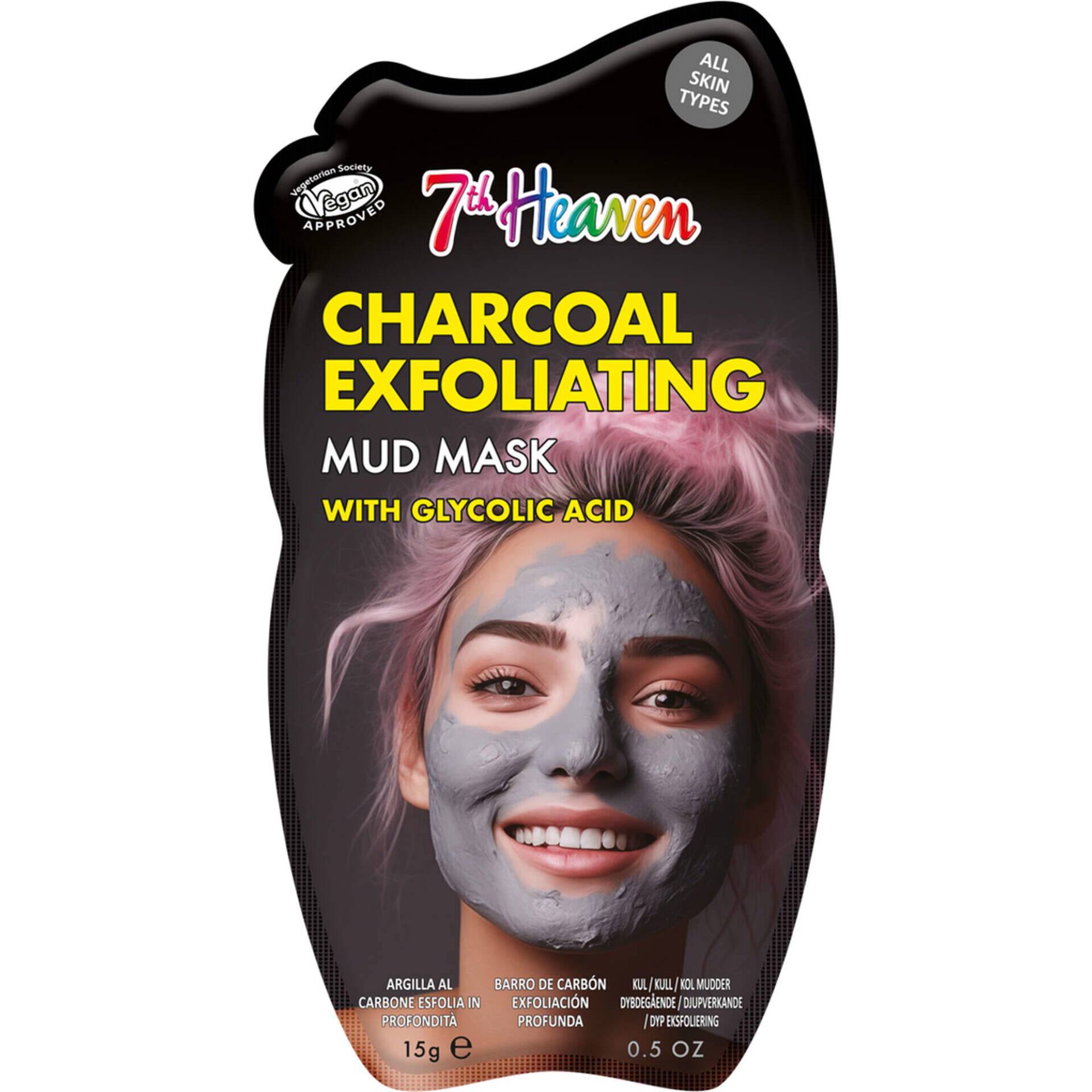 Máscara Facial Carvão Glicólico