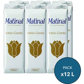 Leite UHT Meio Gordo Matinal