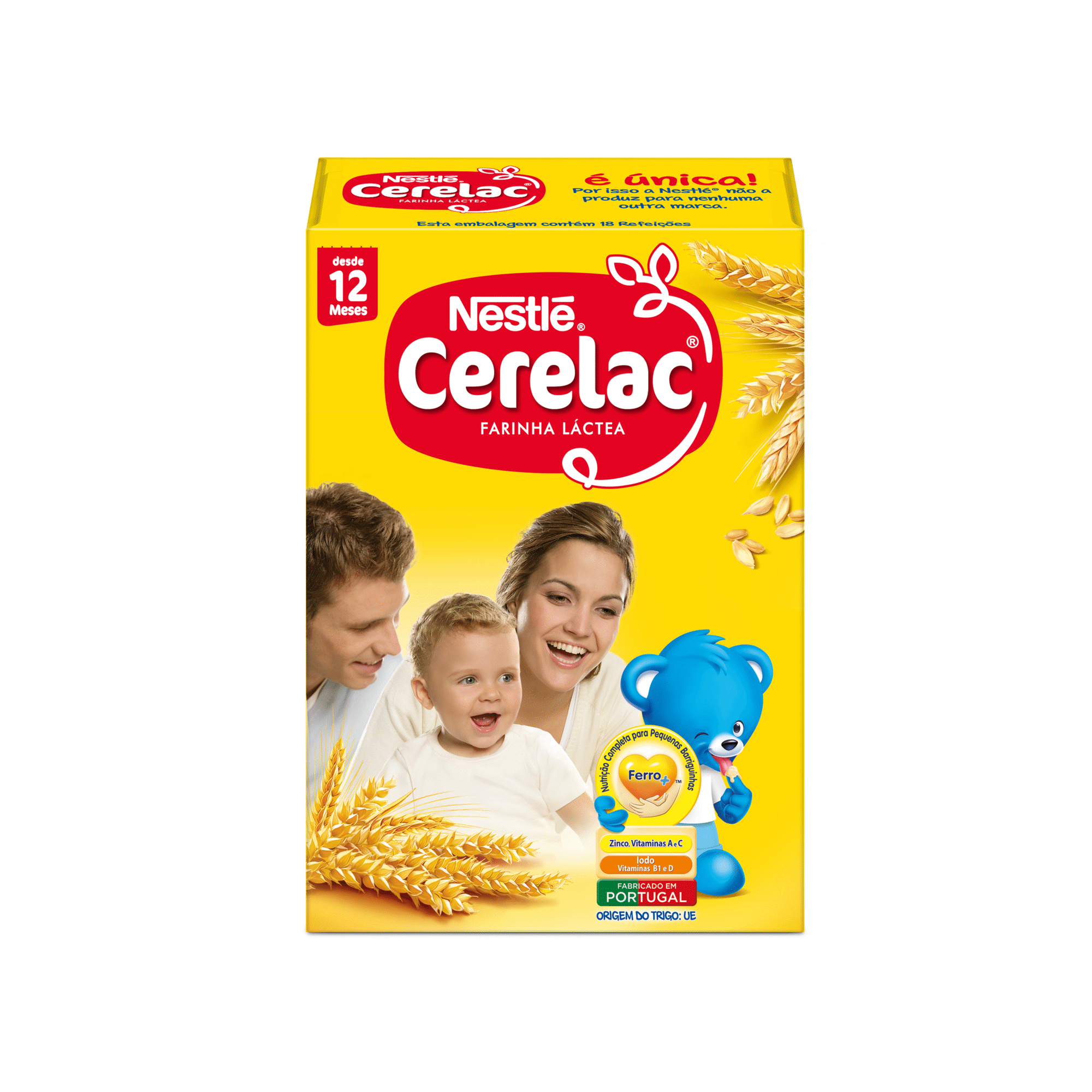 Papa Infantil Farinha Láctea +12M