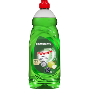 Detergente Manual Loiça Concentrado Power+ Maçã Continente