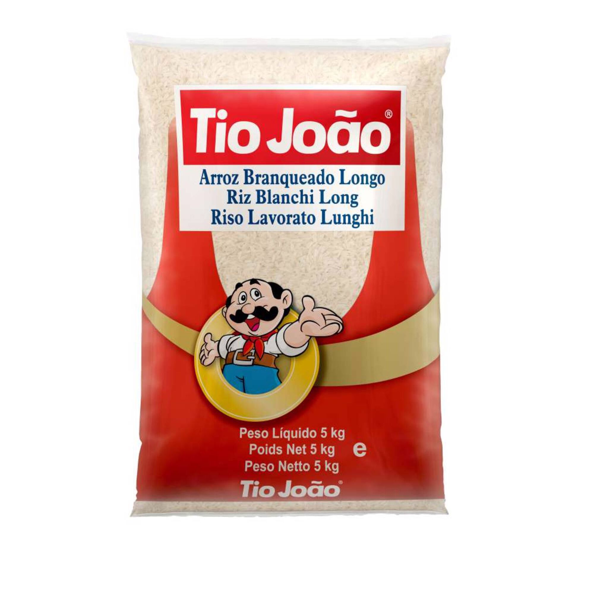 Arroz Branqueado Longo Tio Jo&atilde;o