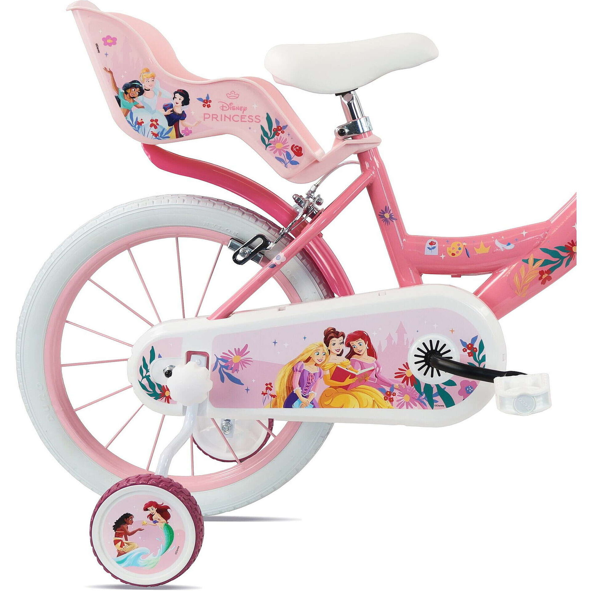 Bicicleta de Crian&ccedil;a 16" Princesas 5-7 Anos Disney