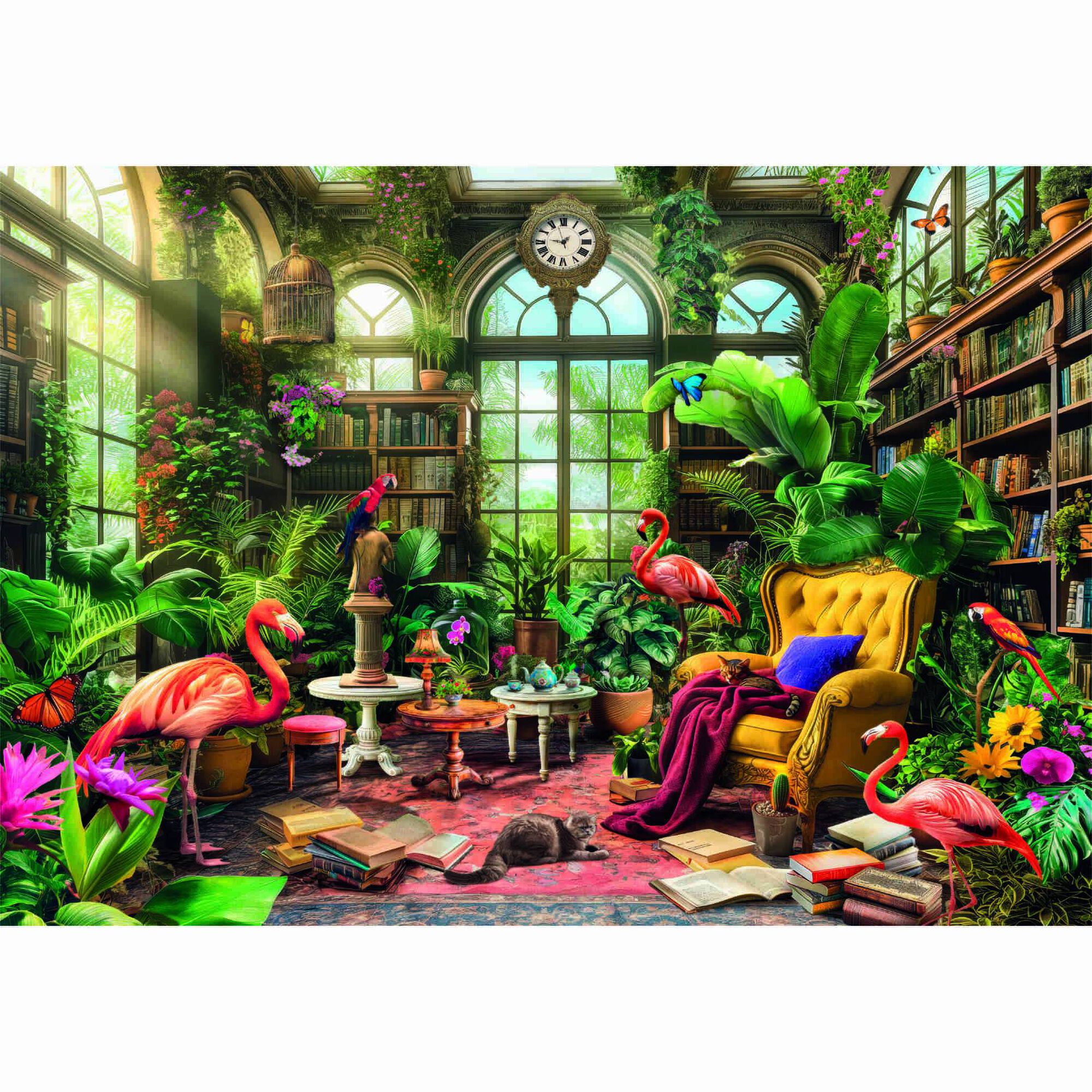 Puzzle The Greenhouse Library 1000 Peças
