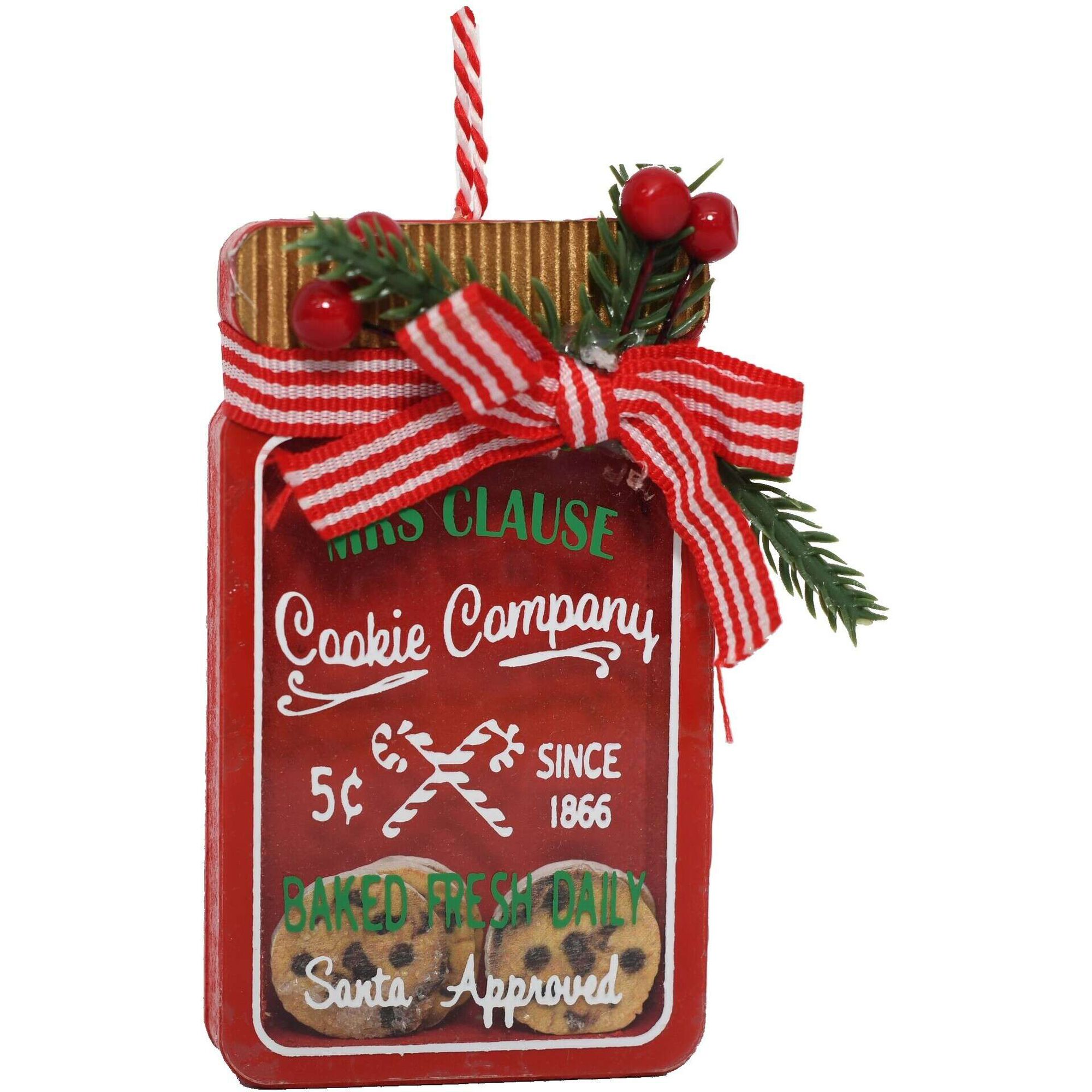 Ornamento Frasco Bolachas