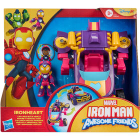 Figura Avengers e Veículo 2-em-1 com Traje Mecânico (vários modelos)