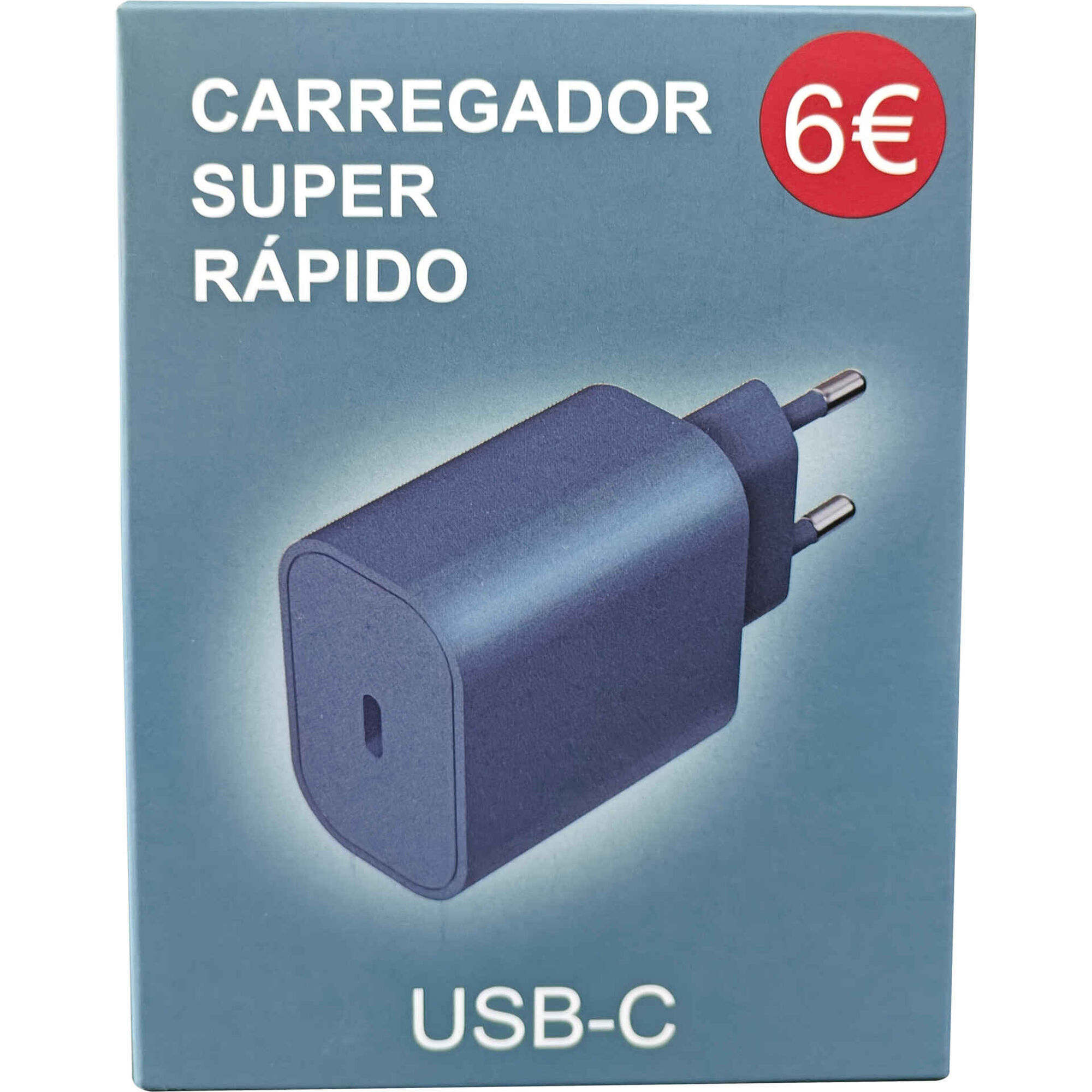 Tomada USB-C Fusion Azul Bazar&atilde;o