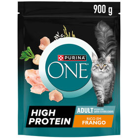 Ra&ccedil;&atilde;o para Gato Adulto High Protein Frango Purina One