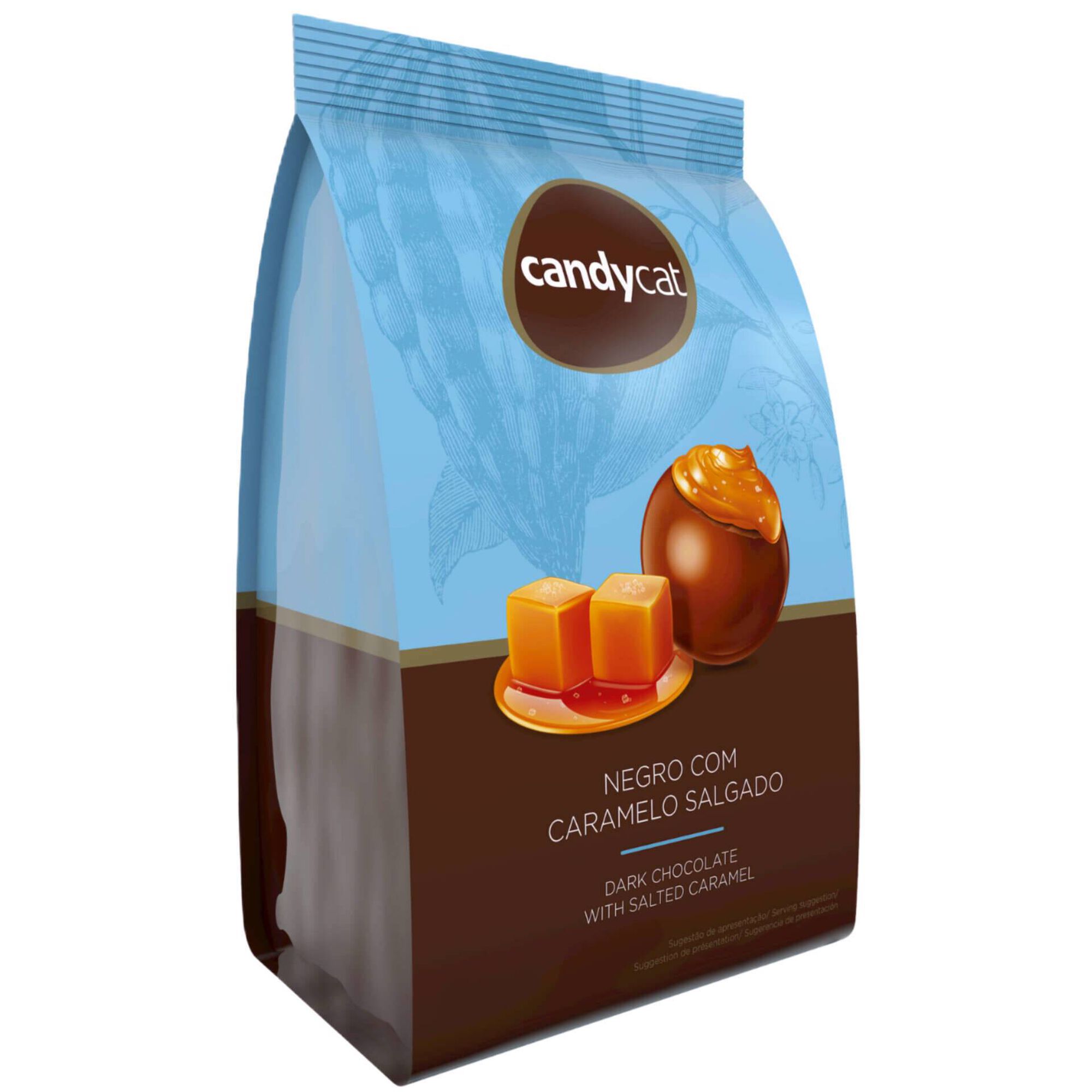 Bombons de Chocolate de Leite com Caramelo Salgado