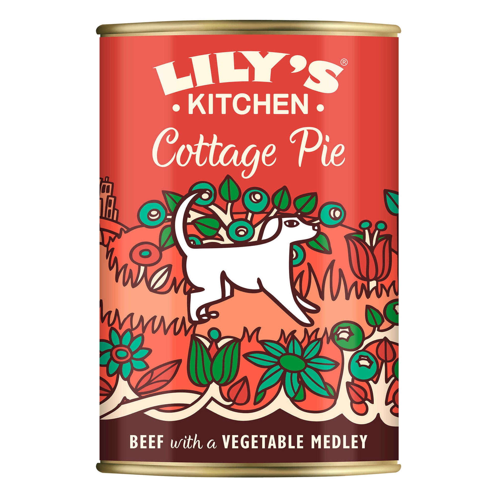 Comida H&uacute;mida para C&atilde;o Adulto Vaca em Lata Lily's Kitchen