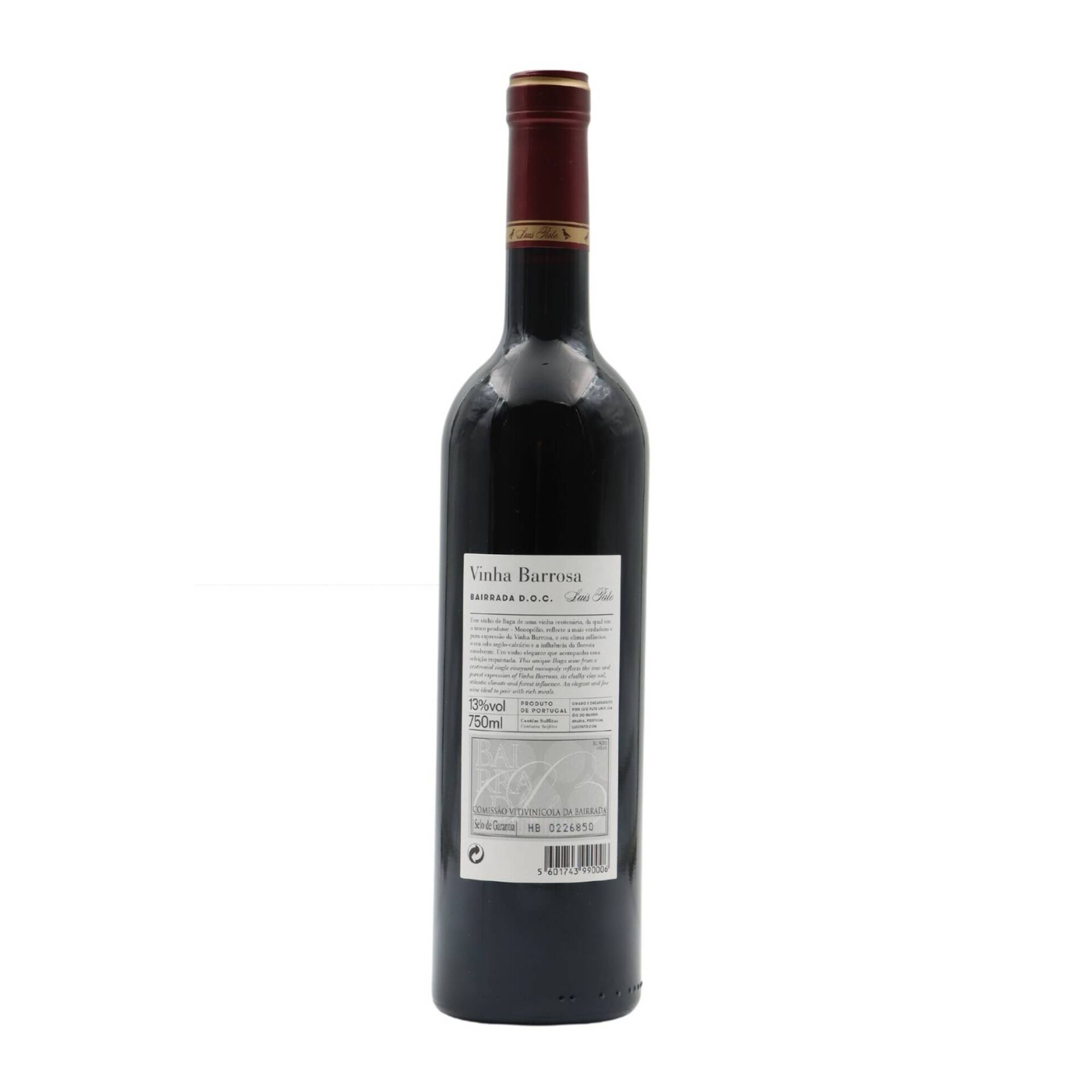 Luis Pato Vinha Barrosa Bairrada Vinho Tinto