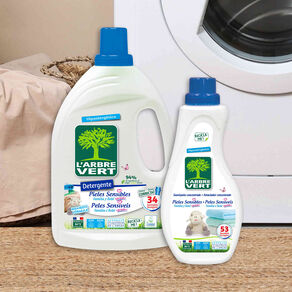 Detergente + Amaciador Roupa Peles Sens&iacute;veis