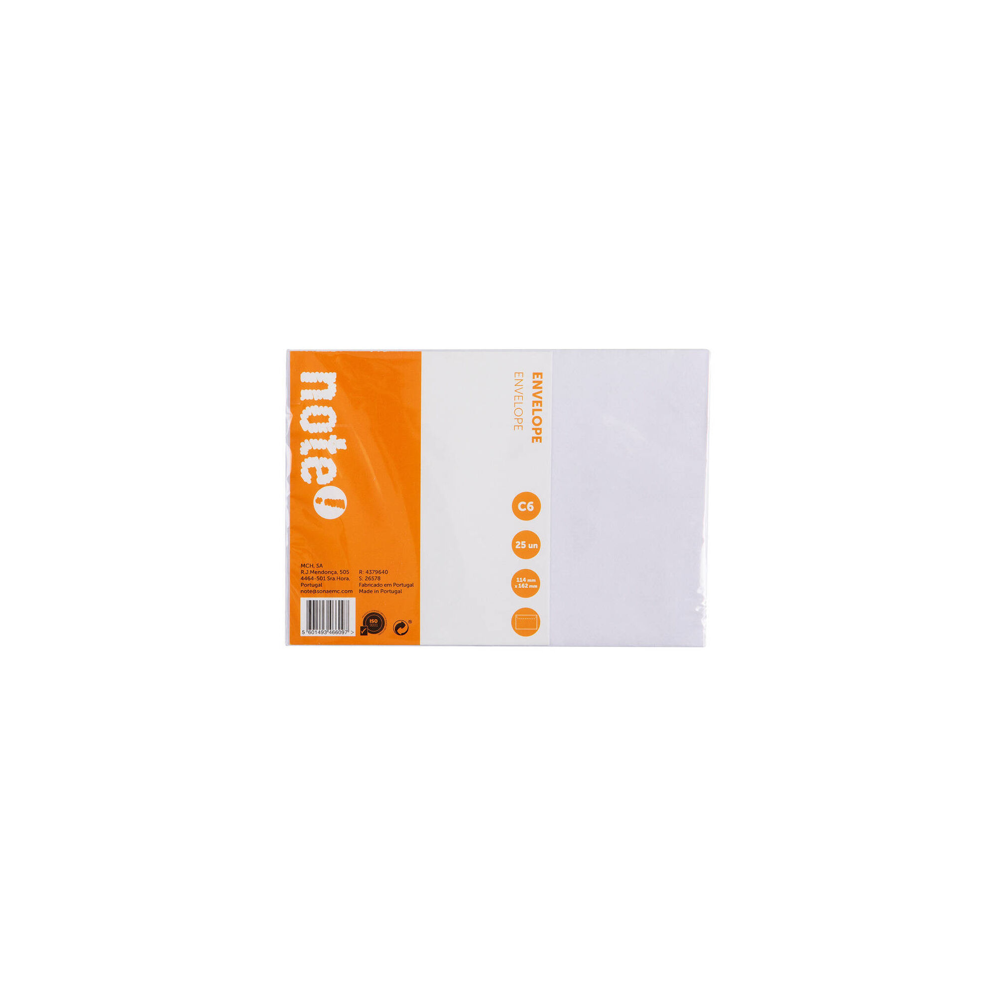 Envelope C6 114x162mm Note!