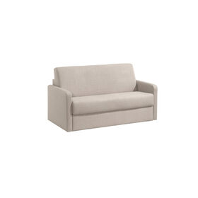 Sofá Cama com Colchão Solteiro Bege Uno Sofá Cama com Colchão Solteiro Bege Uno