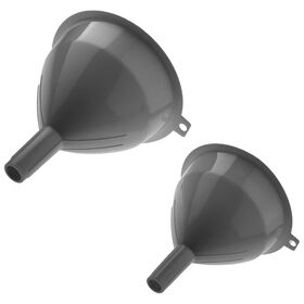 Conjunto 2 Funis Pl&aacute;stico Essencial Kasa