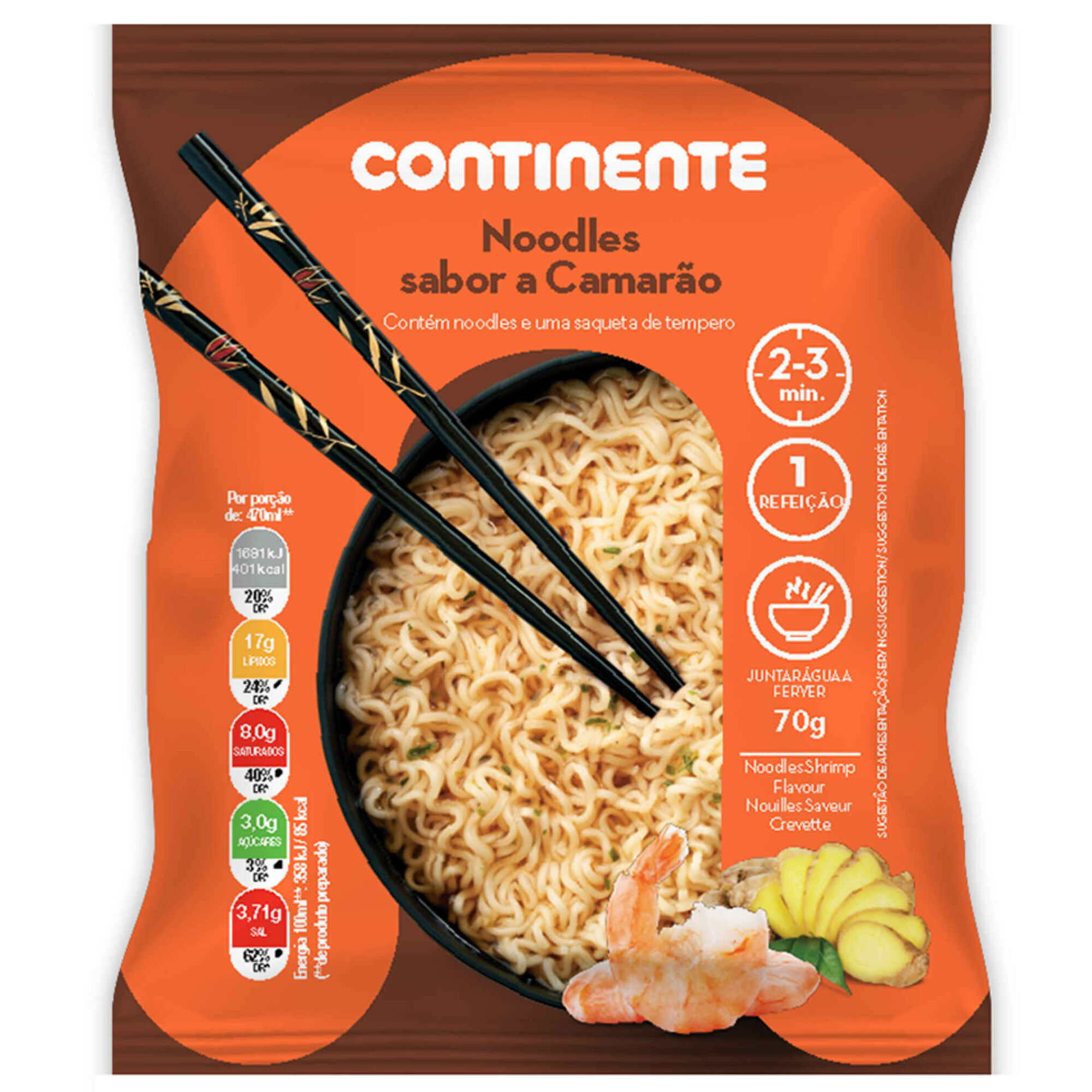 Noodles de Camarão