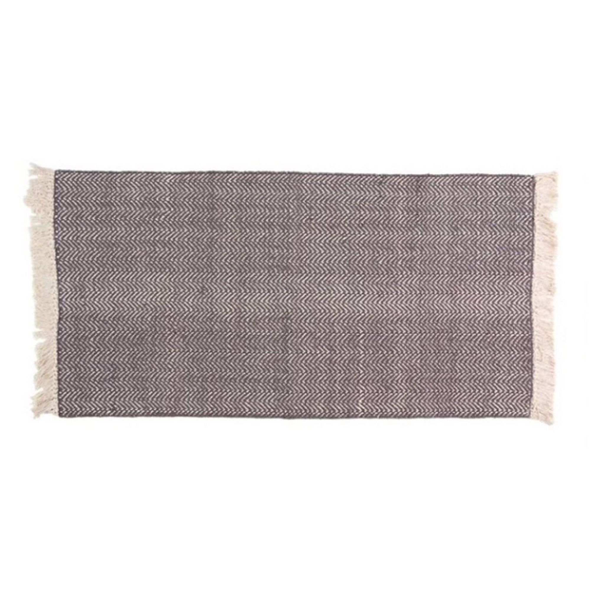 Tapete Algodão 120x180cm Cinza Urmi