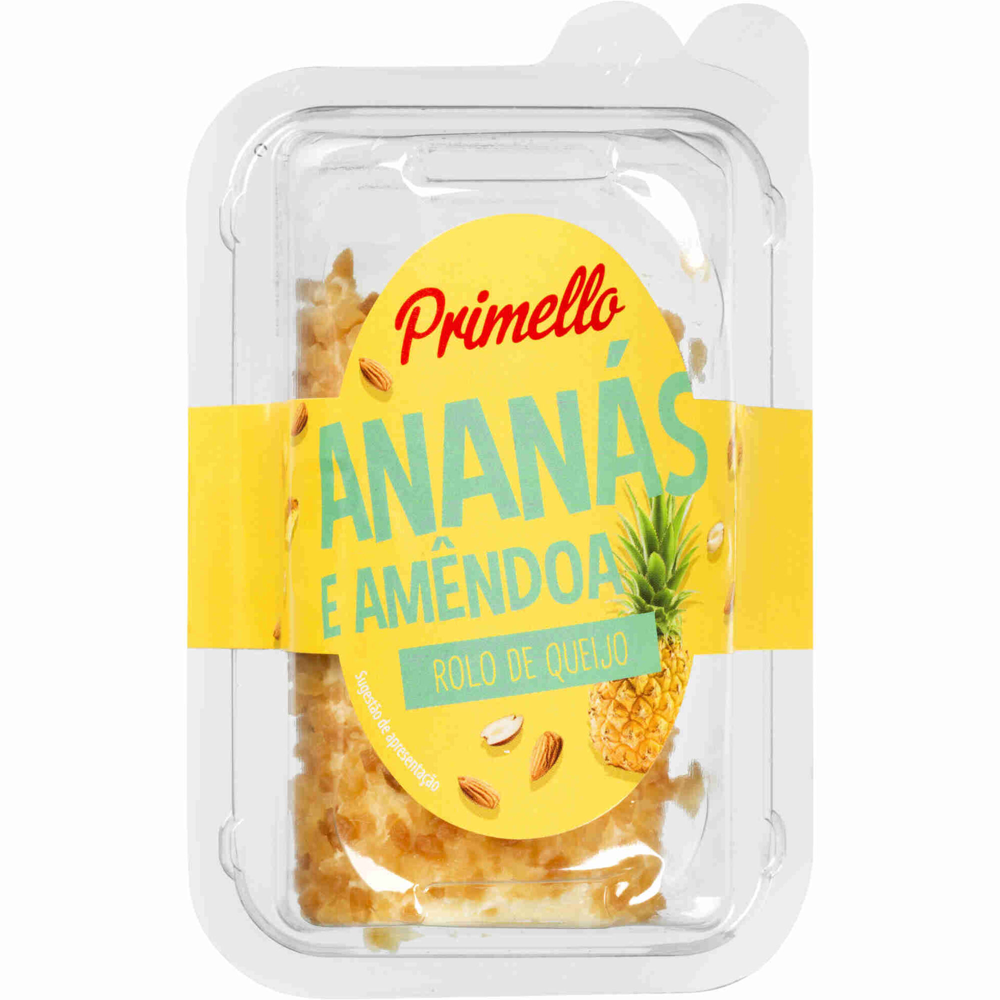 Rolo de Queijo Creme com Anan&aacute;s e Am&ecirc;ndoa Primello