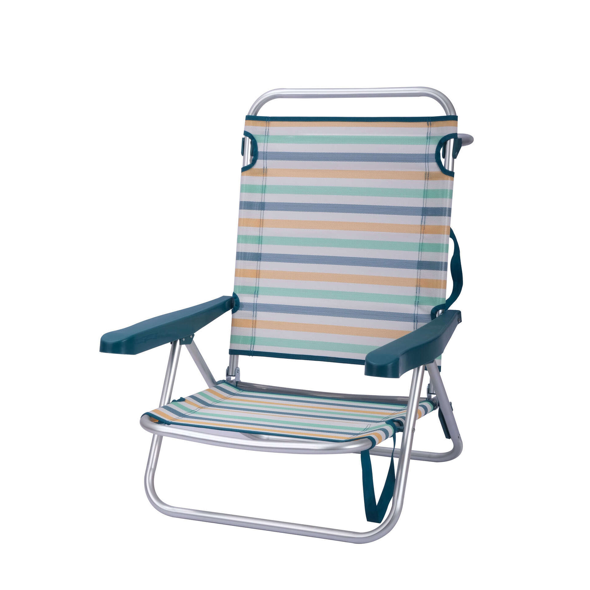 Cadeira de Praia Alumínio Multiposições Pernas Baixas Mar II