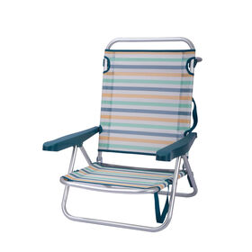 Cadeira de Praia Alumínio Multiposições Pernas Baixas Mar II
