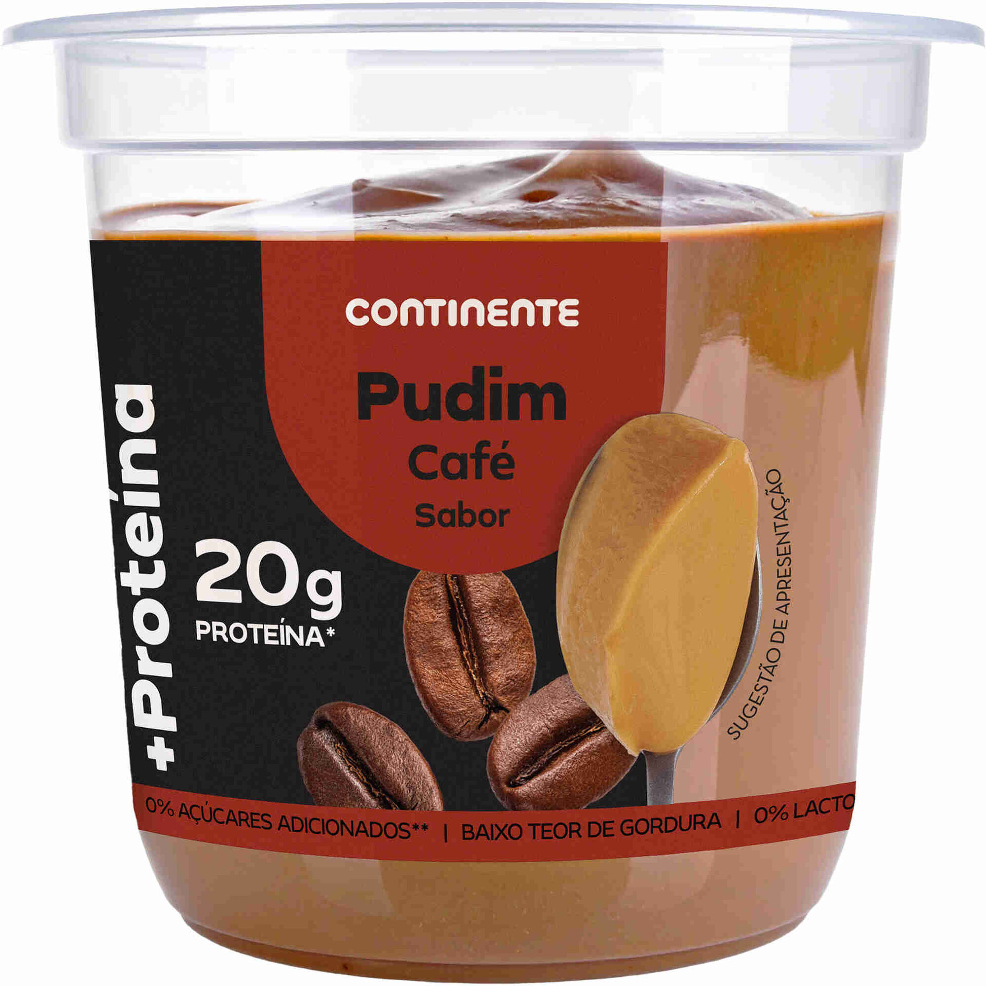 Pudim +Prote&iacute;na Caf&eacute; Continente