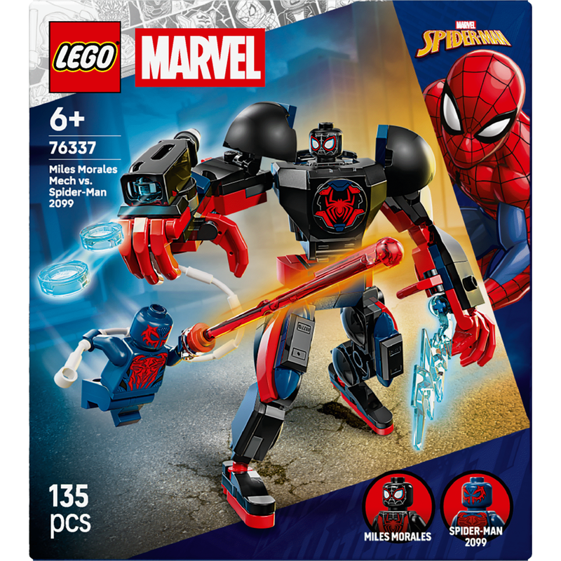 LEGO Marvel - Robô do Miles Morales contra Spider-Man 2099 - 76337