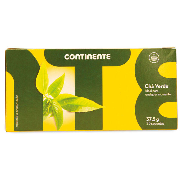 Chá Verde Saquetas Continente