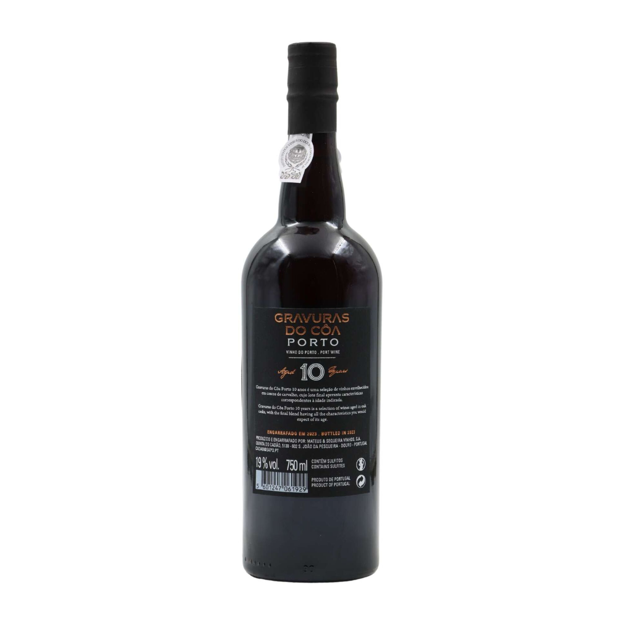 Gravuras Do C&ocirc;a Vinho Do Porto 10 Anos