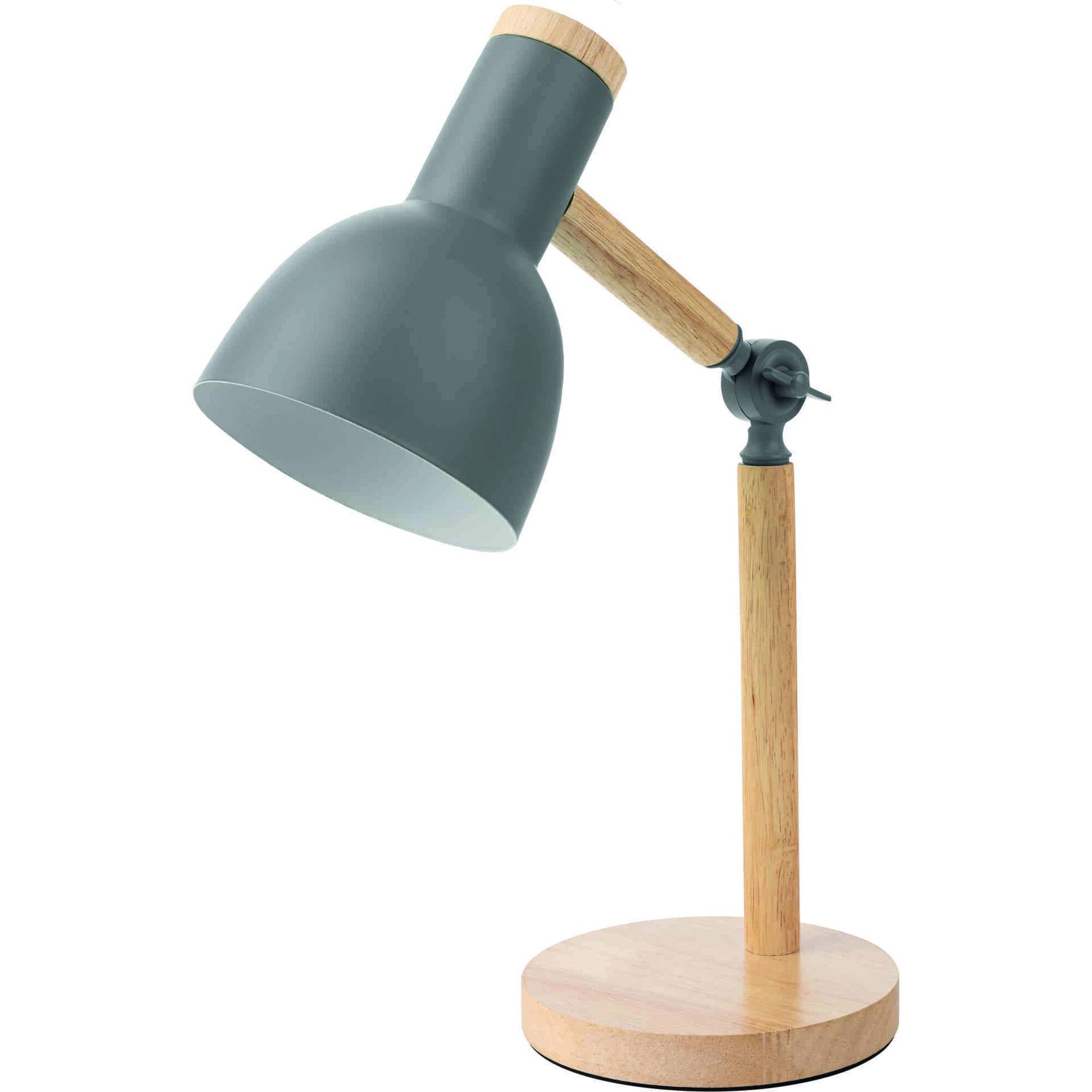 Candeeiro de Secret&aacute;ria Articulado Cinza E27