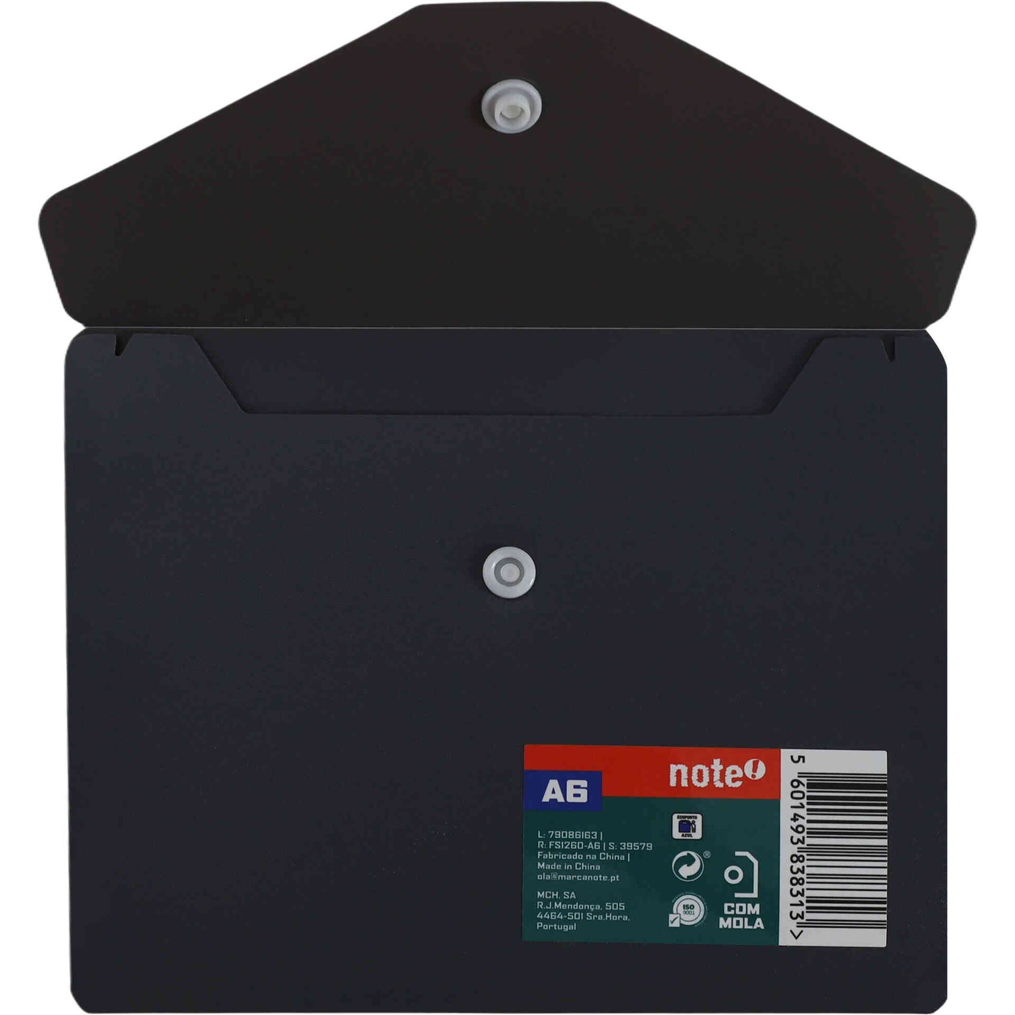 Classificador Envelope com Mola A6 (v&aacute;rias cores) Note!