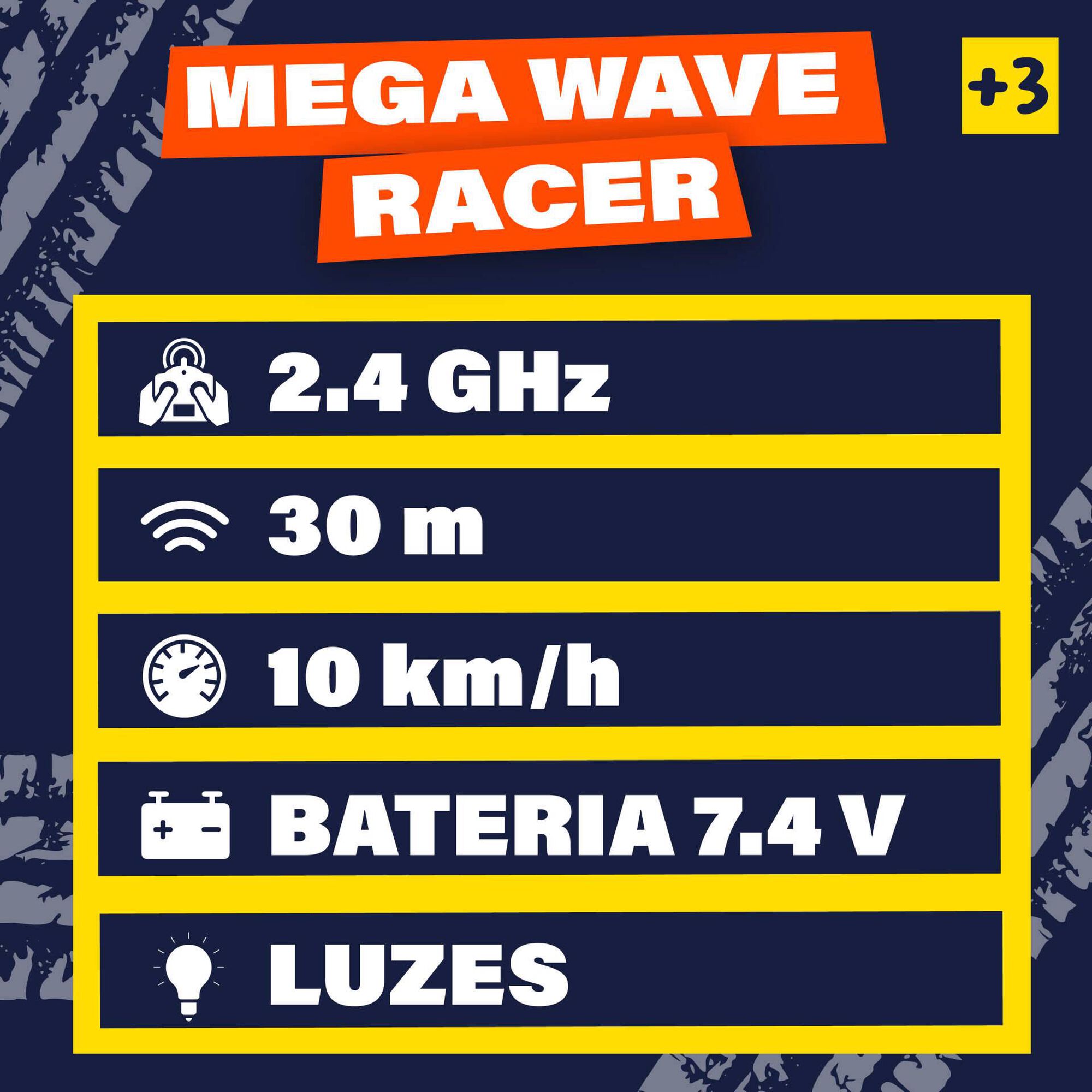 Zoko Speed Wheels - Mega Wave Racer Telecomandado 360&ordm;