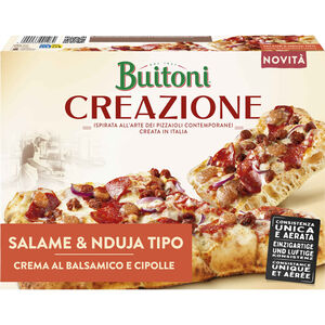 Pizza Salame e Nudja Buitoni Creazione