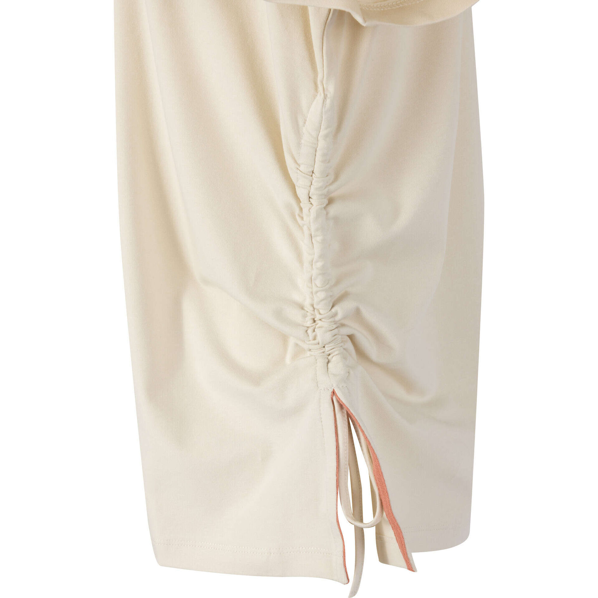 T-Shirt com Abertura Lateral Mulher Bege Berg